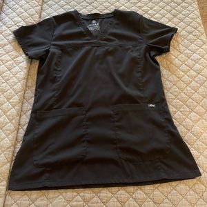 Adar scrub top, black, xs